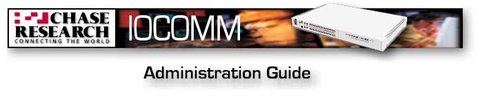 IOCOMM User and
Administration Guide